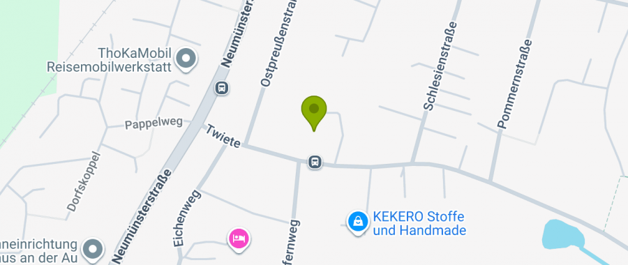 Karte: Kleine Sporthalle der Grund- und Gemeinschaftsschule Boostedt