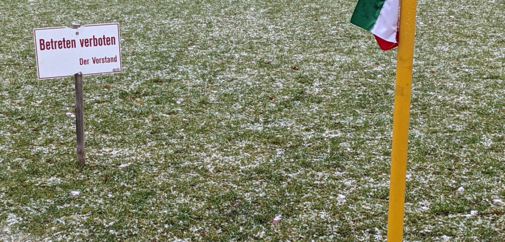 Sportplatzsanierung beginnt