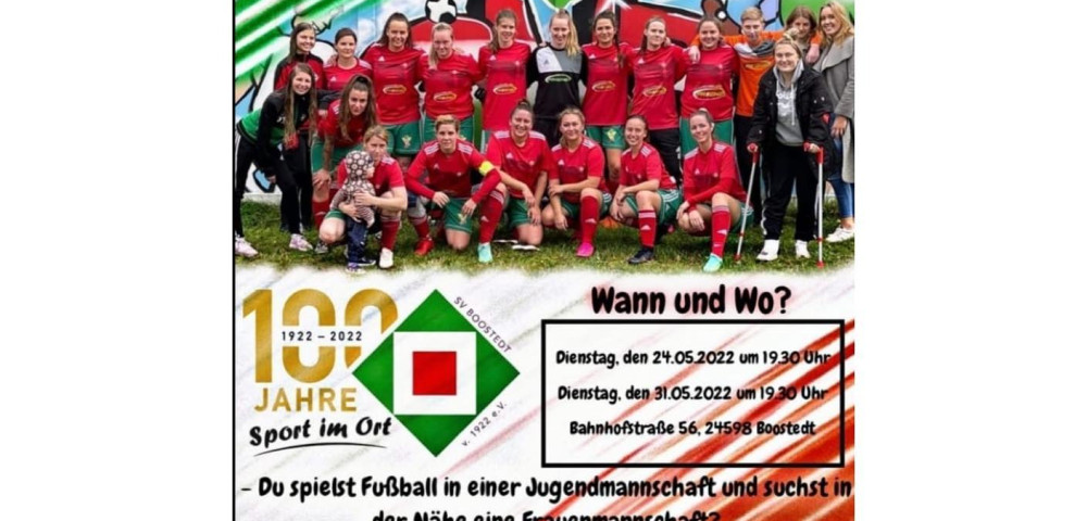 Frauen Probetraining beim SV Boostedt