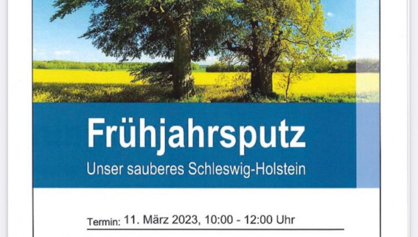 Frühjahrsputz Boostedt am 11.03.2023